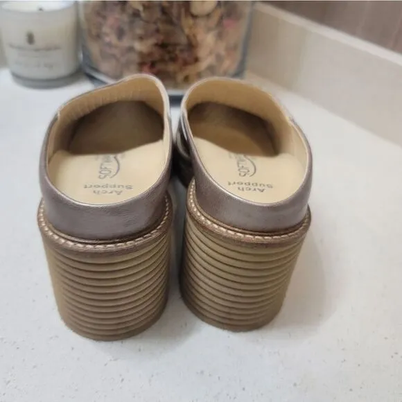 SOFTWAVES women's mansi clog in camoflauge 36.5