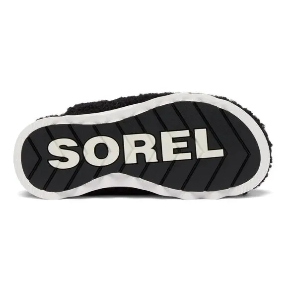Sorel $150 Viibe Clog Cozy Black/Sea Salt Sz 10 NIB!