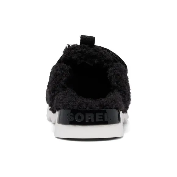 Sorel $150 Viibe Clog Cozy Black/Sea Salt Sz 11 NIB!