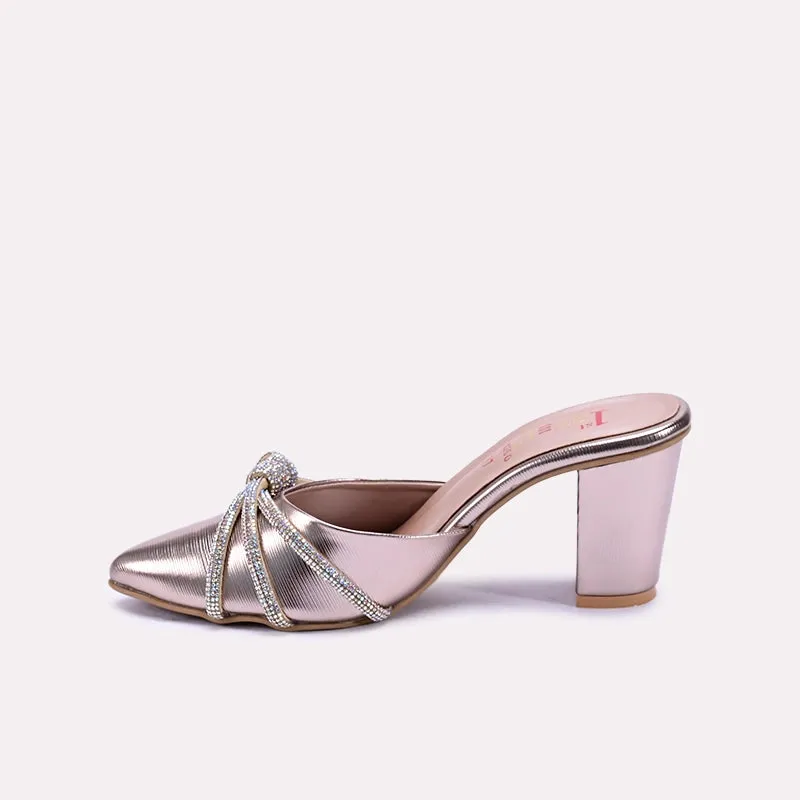 Sorrel Peach Bridal Mules 0431260