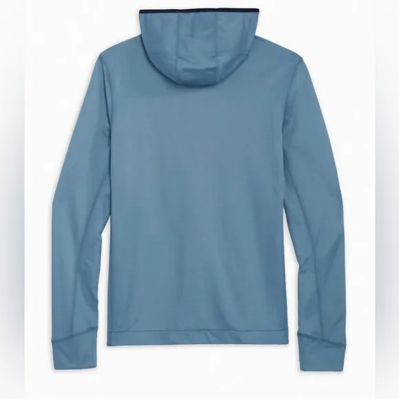 Southern Tide Lockwood Fleece Performance Quarter Zip Hoodie French Lilac