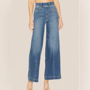SPANX | Seamed Front Wide Leg Jean in Vintage Indigo Size Small