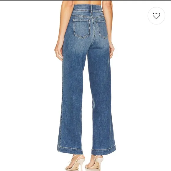 SPANX | Seamed Front Wide Leg Jean in Vintage Indigo Size Small