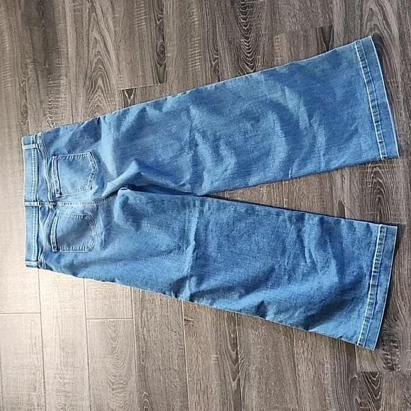 SPANX Seamed Front Wide Leg Jeans