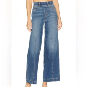 SPANX Seamed Wide Leg Jeans