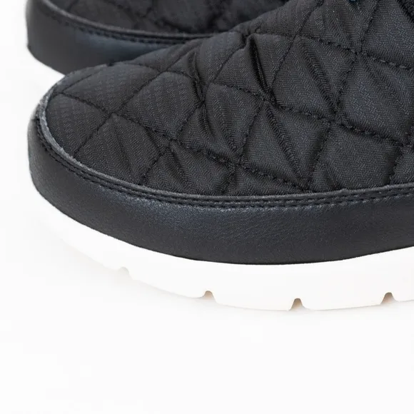 Spenco Footwear quilted black mules Clara style comfy orthotic lightweight 8.5W