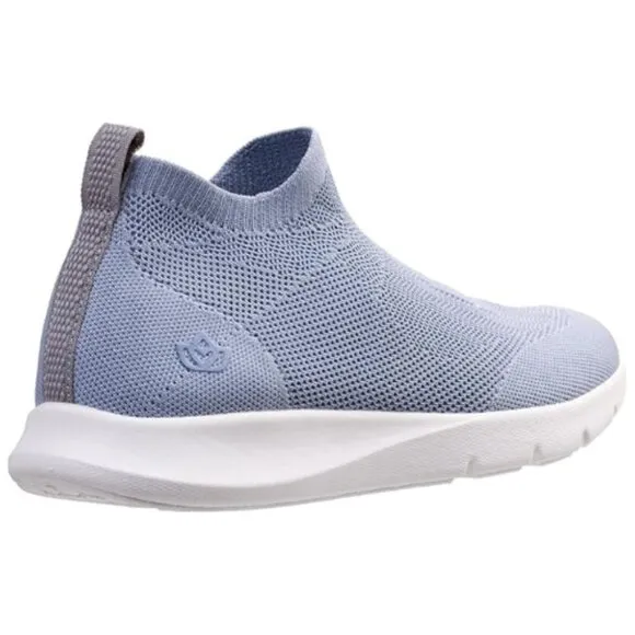 Spenco Orthotic Women's Peek-a-Boo Lite Sneaker  (Wide Fit) Celestial Blue