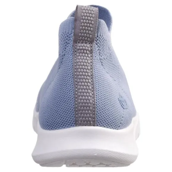 Spenco Orthotic Women's Peek-a-Boo Lite Sneaker  (Wide Fit) Celestial Blue