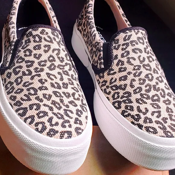 Sperry Leopard Slip Ons Women's Wave Canvas Sneaker 🌟 NWT