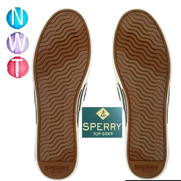 Sperry Leopard Slip Ons Women's Wave Canvas Sneaker 🌟 NWT