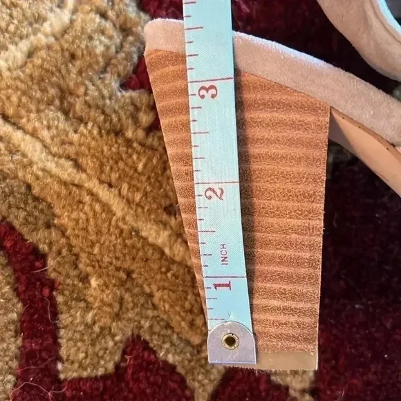 Splendid Women’s Suede Taupe Tie-Back Mules Size 7.5 Like NEW