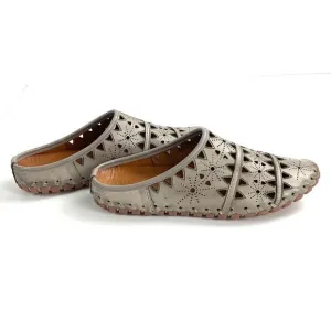 Spring Step Grey Fusilade Leather Mule size US 7/ EU 37