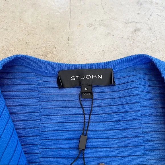St. John NWT Knit Open Front Cardigan