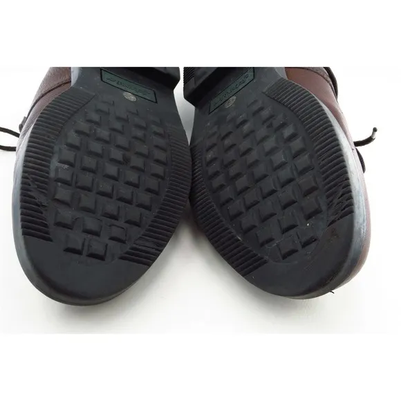 St. John's Bay Shoes Sz 8 M Round Toe Brown Derby Oxfords Leather Men‎
