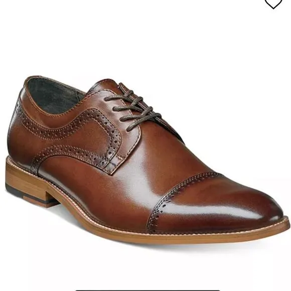 Stacy Adam’s Dickinson Cap Toe Oxfords Size 10.5 WORN ONCE