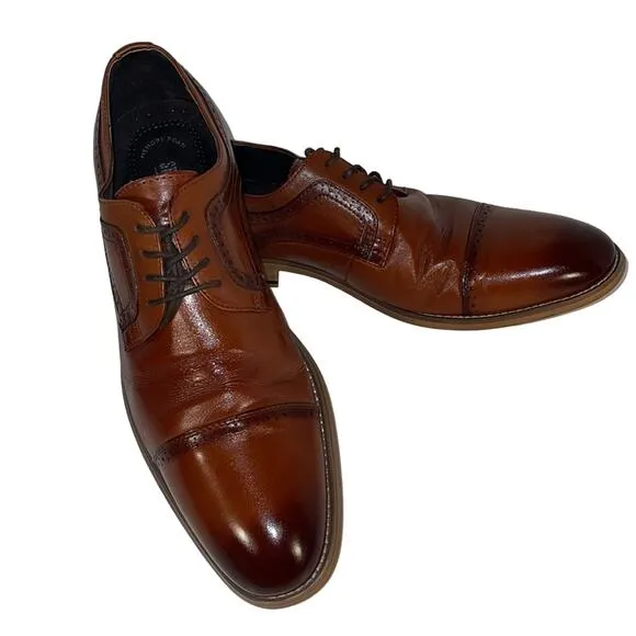 Stacy Adam’s Dickinson Cap Toe Oxfords Size 10.5 WORN ONCE