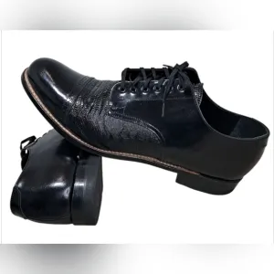 Stacy Adams Madison Lizard Cap Toe Oxford Size 11.5D
