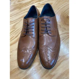 Stacy Adams Oxfords Dress Shoes Men's 13 M Brown Leather Lace Up Wingtip S24