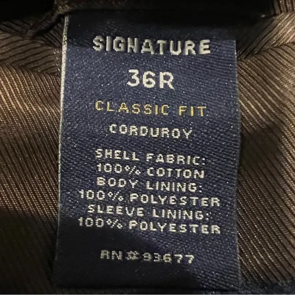 Stafford Corduroy Mens Classic Fit Sport Coat