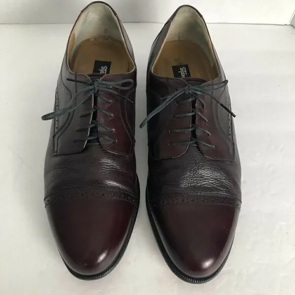 Stamati Mastroianni Cap Toe Oxfords - Made in Italy