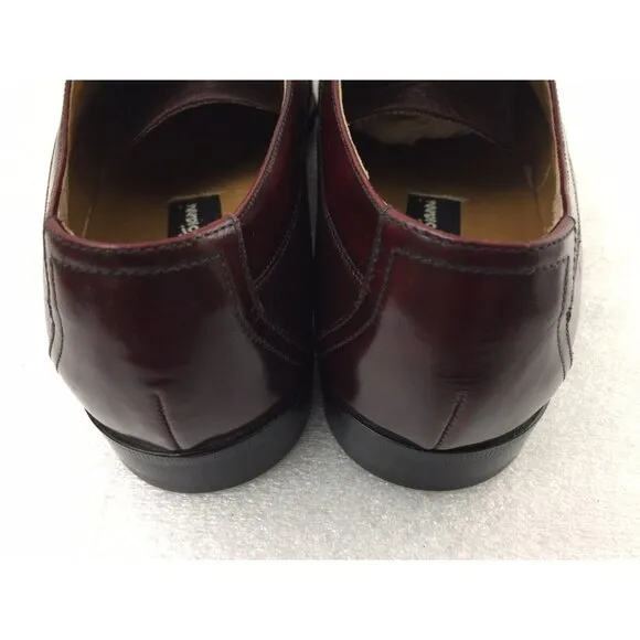 Stamati Mastroianni Italy Leather Cap Toe Oxfords Shoes Mens Size 11 W Burgundy