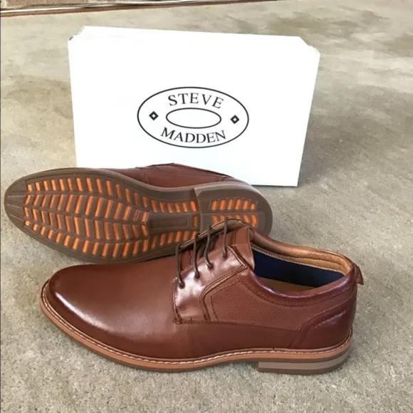 STEVE MADDEN Men's Leather Oxfords
