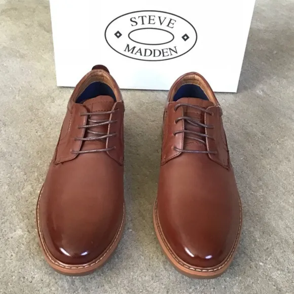 STEVE MADDEN Men's Leather Oxfords