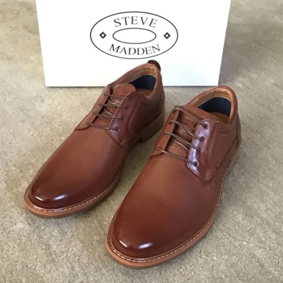 STEVE MADDEN Men's Leather Oxfords