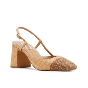 Steve Madden Becka Raffia Slingback Heels