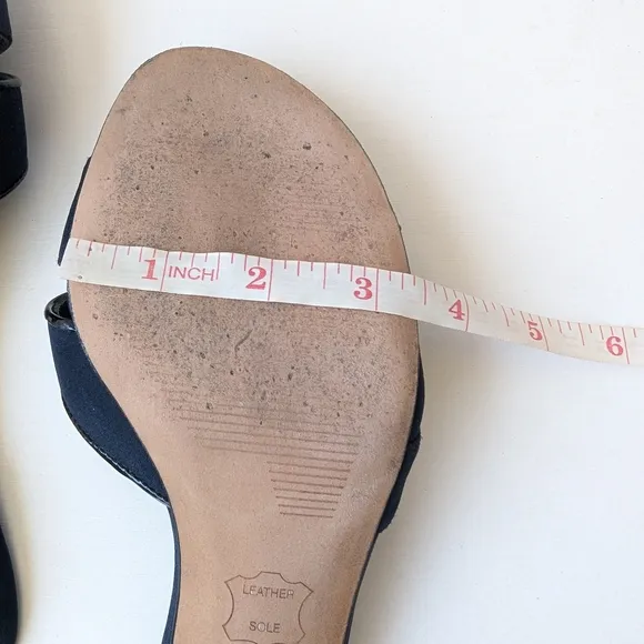 Stuart Weitzman Black Kitten Heel Mules