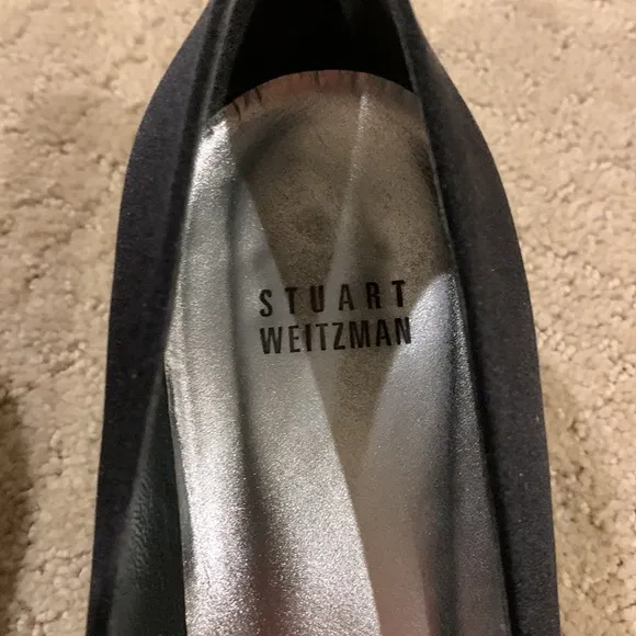 Stuart Weitzman Black Kitten Heels