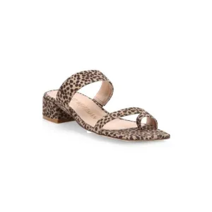 STUART WEITZMAN flat Maisie Leopard-Print slip on Mules  size 6