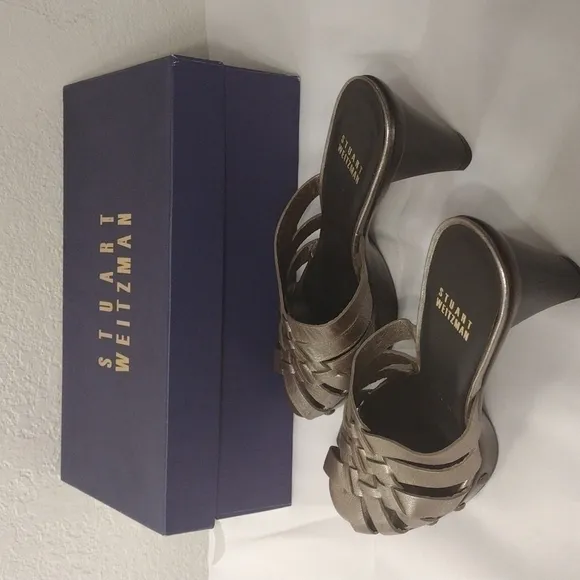 Stuart weitzman heel mules size 6.5 New