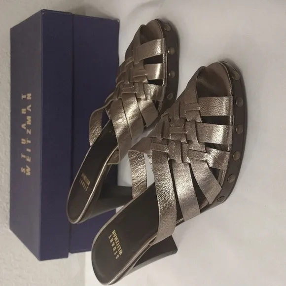 Stuart weitzman heel mules size 6.5 New