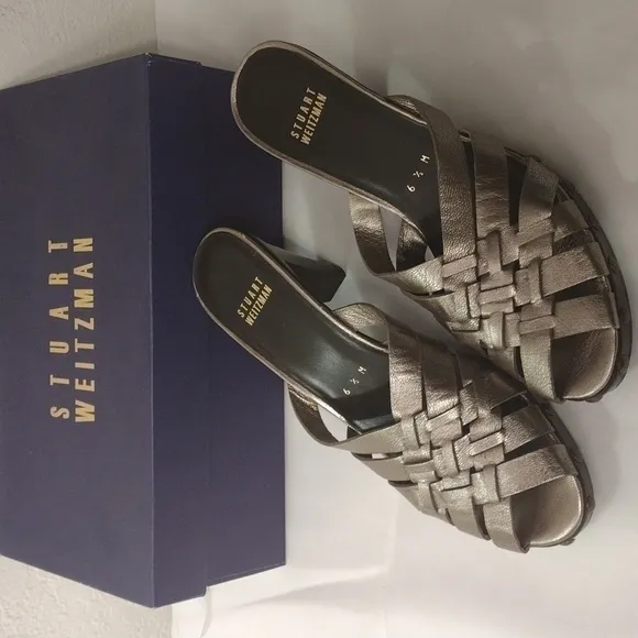 Stuart weitzman heel mules size 6.5 New