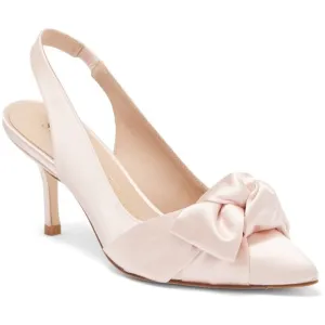 Stuart Weitzman Sandrine Satin Bow Slingback Pump New $450