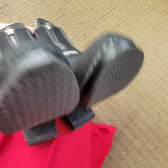 Stylish Black Ankle Boots with White Stitching