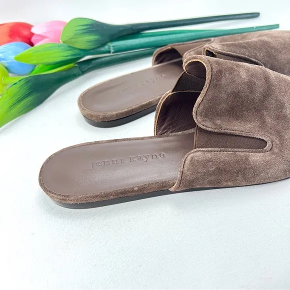 Suede Flat Mules by Jenni Kayne