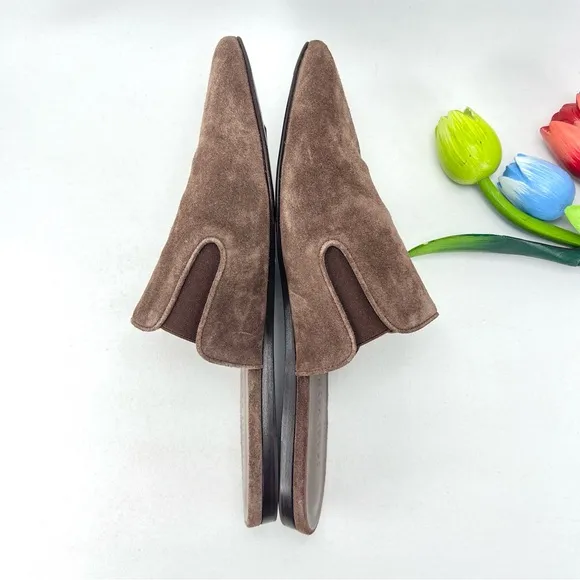 Suede Flat Mules by Jenni Kayne