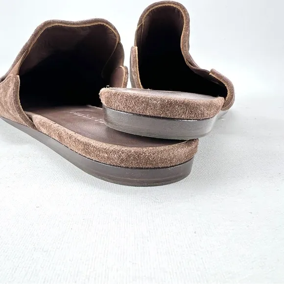 Suede Flat Mules by Jenni Kayne