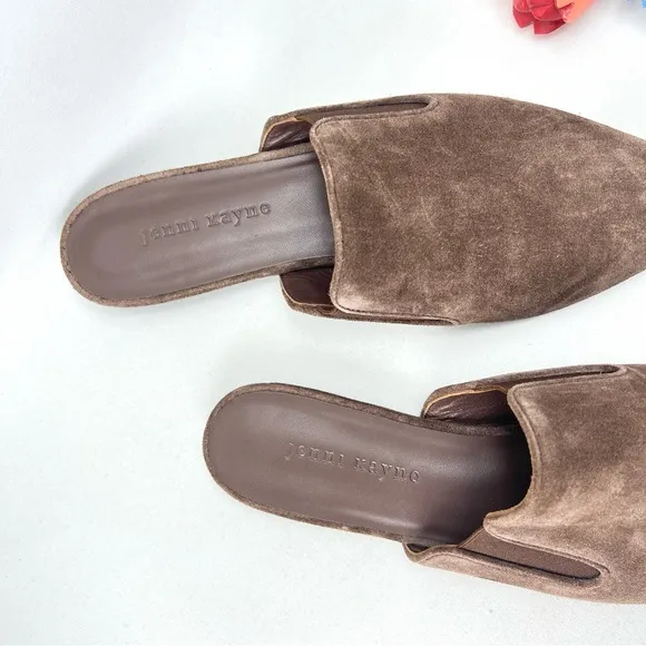 Suede Flat Mules by Jenni Kayne