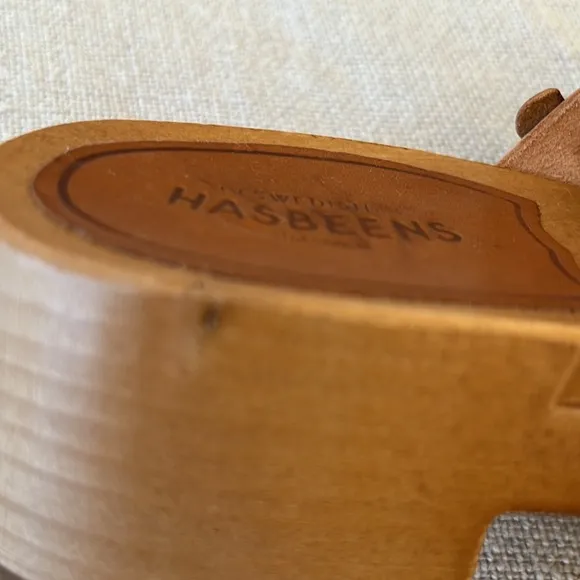 Swedish Hasbeens Nature NWT Flower Petaled Strap Slip In Clog Sandal Romantic