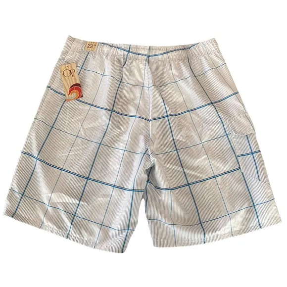 Swim Trunks Board Shorts Swim Shorts Lined Shorts OP Arctic White Size XL 40 42