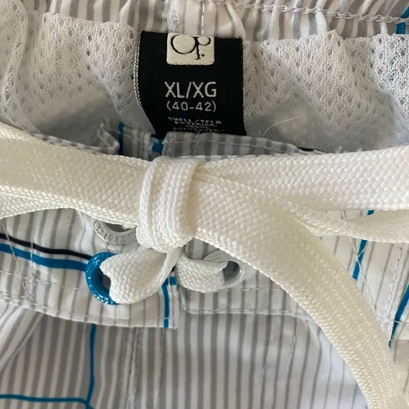 Swim Trunks Board Shorts Swim Shorts Lined Shorts OP Arctic White Size XL 40 42