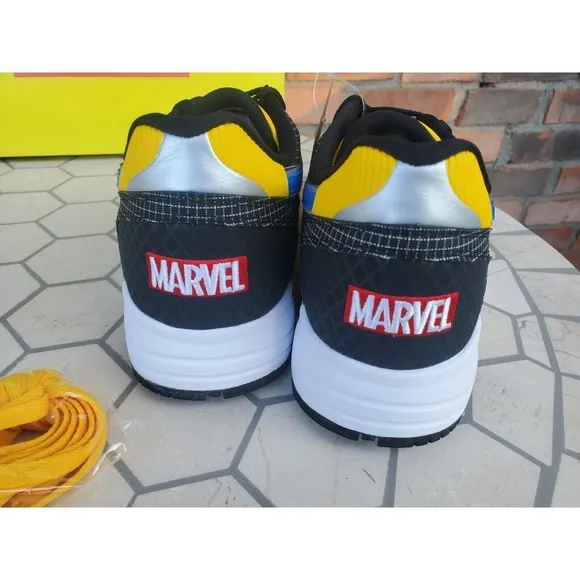 Sz 10 Diadora N9002 Wolverine Yellow Black Marvel Comics Xmen 97  Sneaker