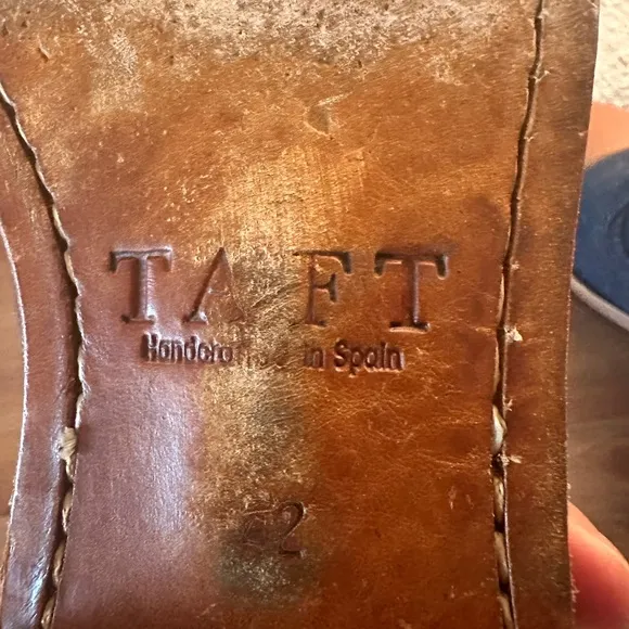 TAFT The Jack Shoe Oxfords blue and brown US 9 EU 42 Mens Cap Toe Made in Spain
