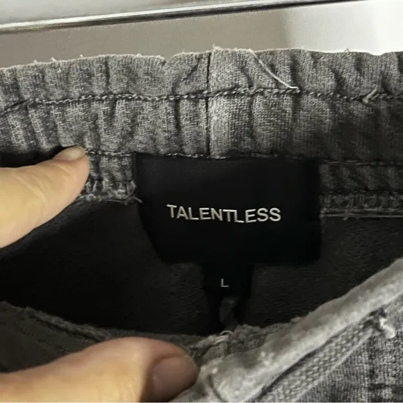 Talentless Men’s Everyday Sweat Shorts Steel Gray Large