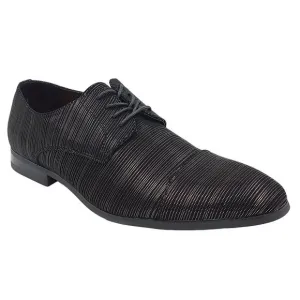 Tallia Men Lace Up Cap Toe Derby Oxfords Danilo Size US 11M Black Striped