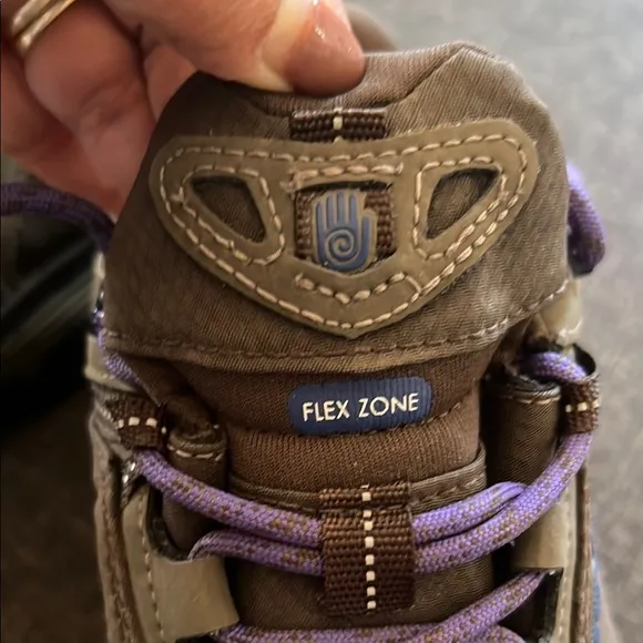 Teva Gray and Purple Hiking Shoes for Active Adventures Size 8.5