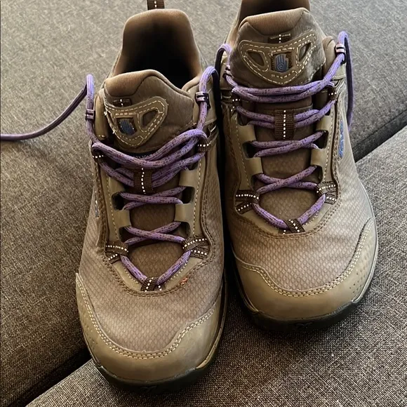 Teva Gray and Purple Hiking Shoes for Active Adventures Size 8.5